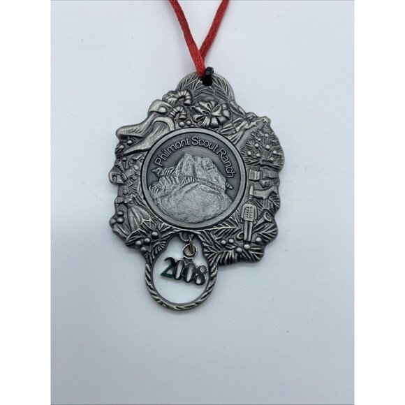 BSA Philmont Scout Ranch 2008 Christmas Ornament Boy Scout Ranch Pewter - Picture 3 of 7